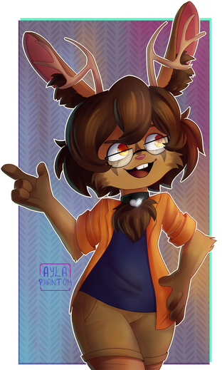 commission • fully shaded • half body • simple background