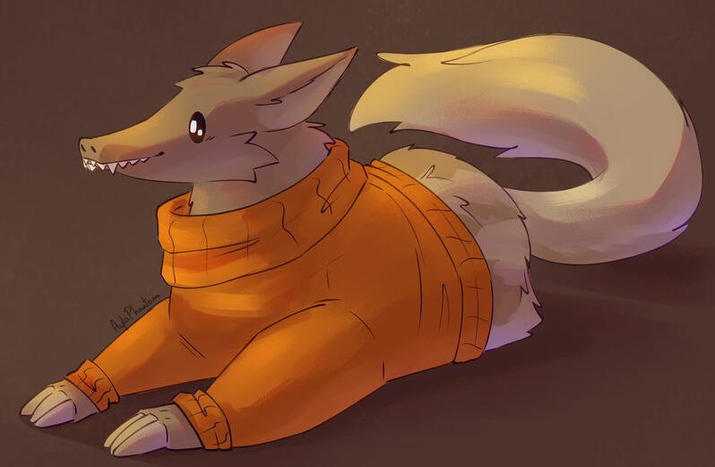 request • colored sketch • full body